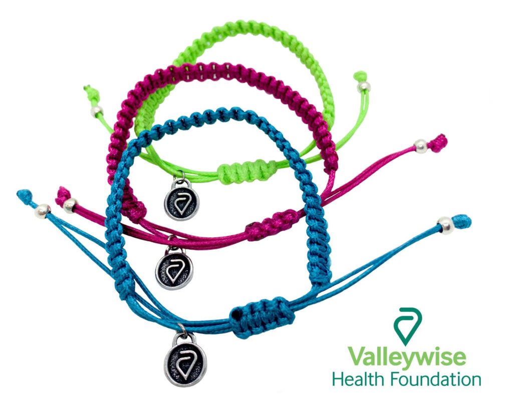 valleywise health foundation healthcare bracelets stack