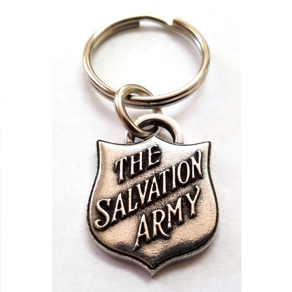 Salvation Army Keychain with Shield Charm Charity Charms