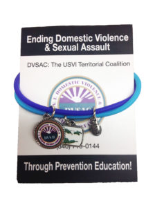 domestic violence awareness bracelets custom card