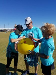 lung force phoenix walk memorial balloon group