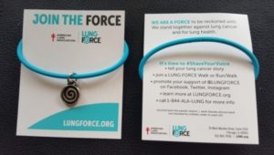 lung force givingband bracelet