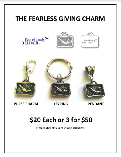 art of fearlessly giving back charm