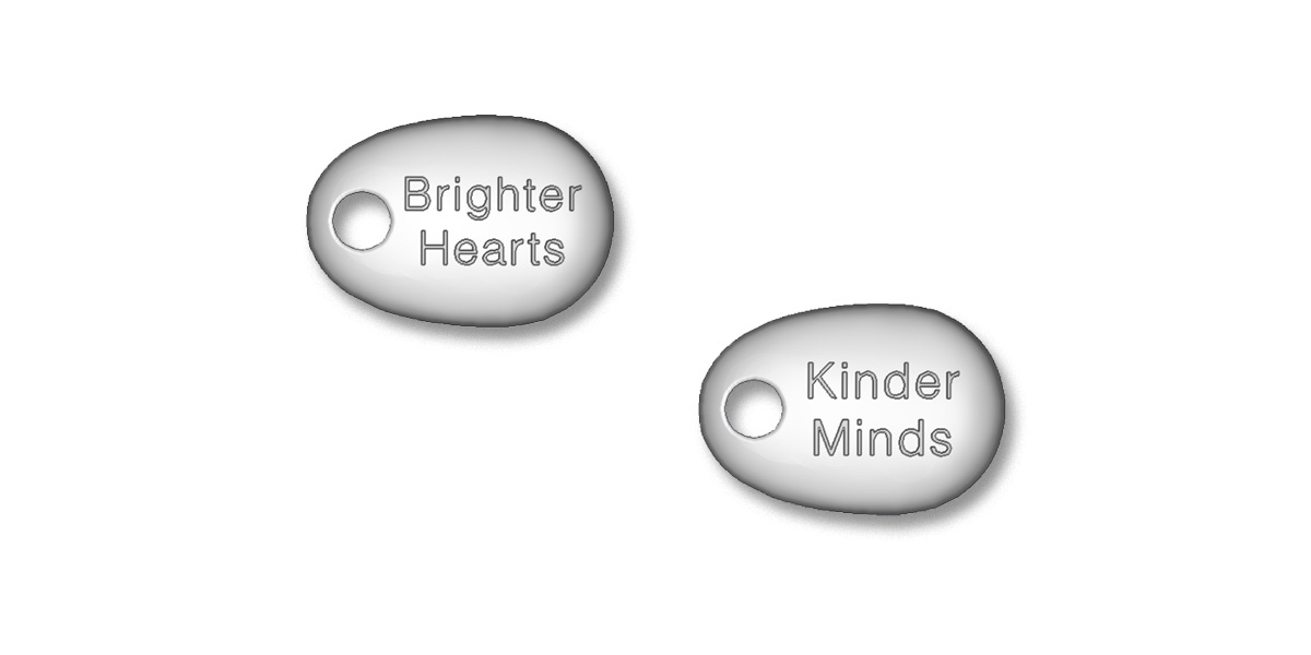 casa brighter hearts kinder minds givingband charm