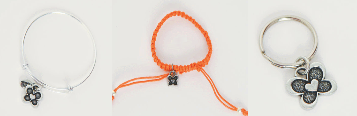 Amanda Hope Project childhood cancer awareness bracelets