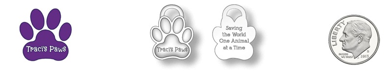 traci's paws fundraising bracelets charm render