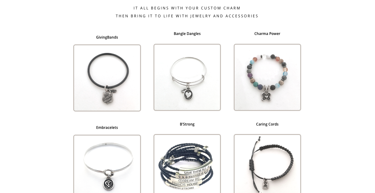 charity charms products