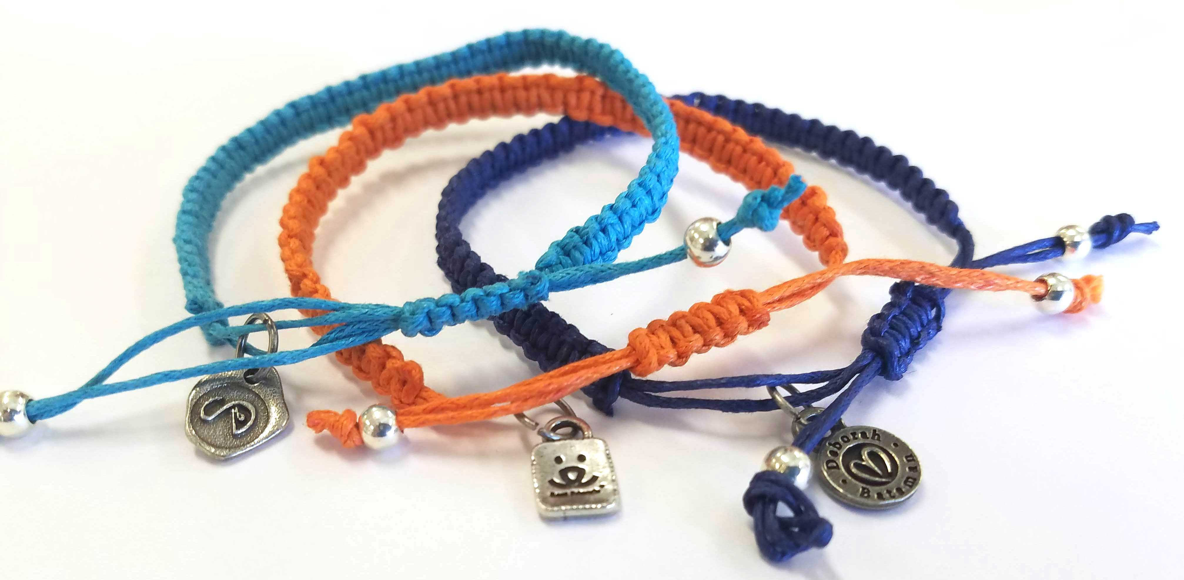 cotton macrame bracelets