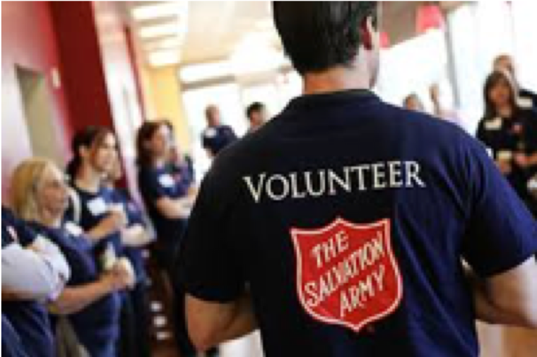 salvation army volunteer