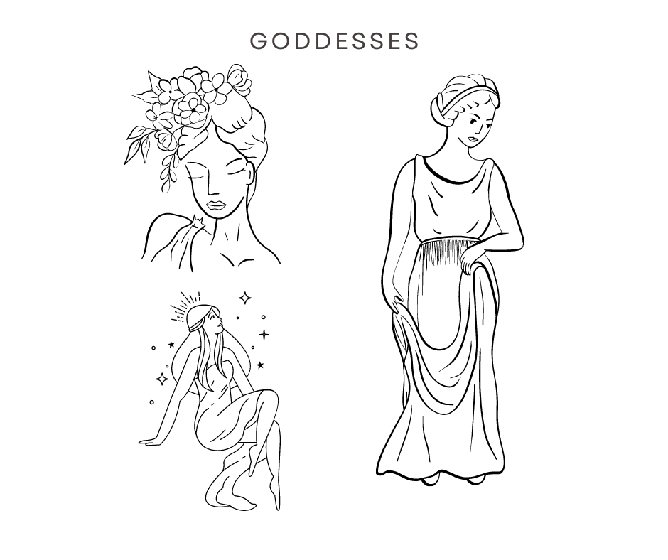 goddess symbol charms