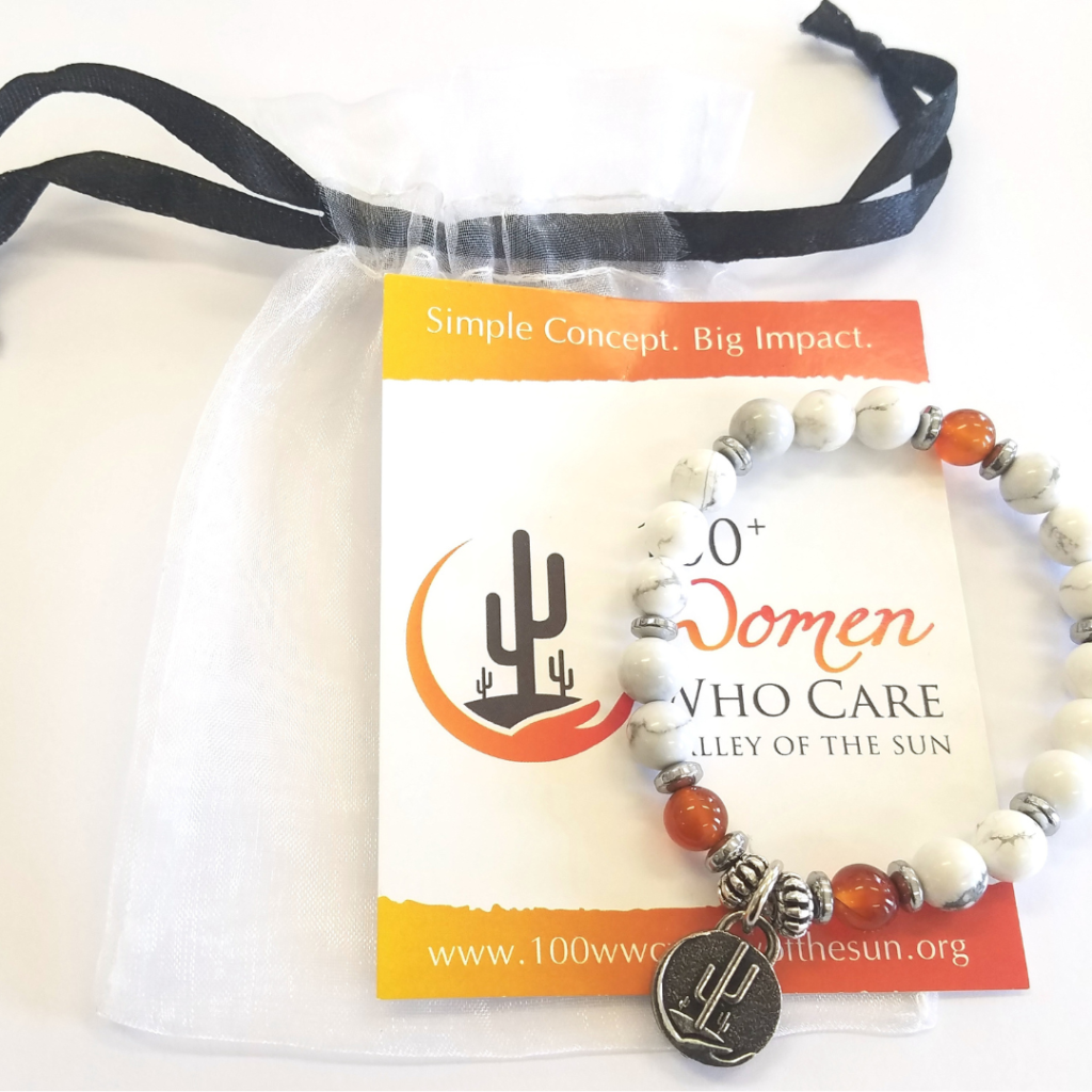 100 women who care custom charms