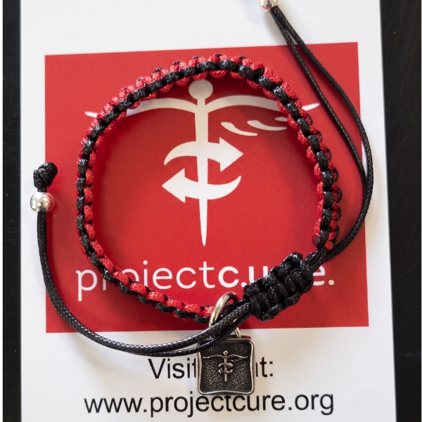 Custom duo-tone Caring Cord for Project C.U.R.E.